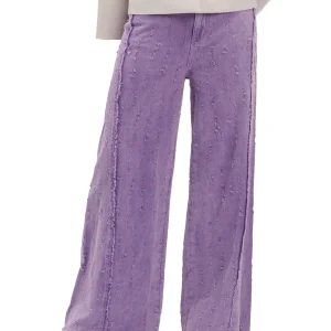 High Waist Damaged Dain Jeans