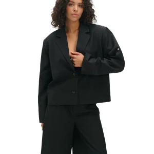 Oversized Star Cropped Blazer