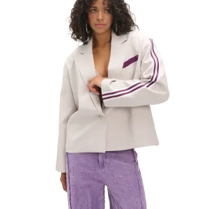 Oversized Cropped Jackie Blazer