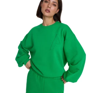 Embroidered A Sweater