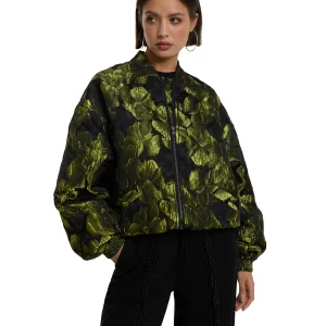 Ash Jacquard Bomberjas