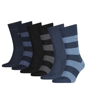 6 Pack Rugby Streep Sokken