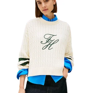 Textured Graphic Sweater