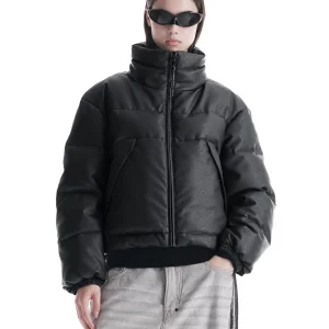 Narwaru Faux Leren Puffer Qw543