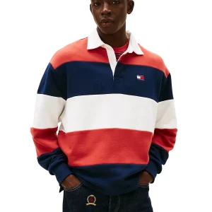 Badge Stripe Sweatshirt