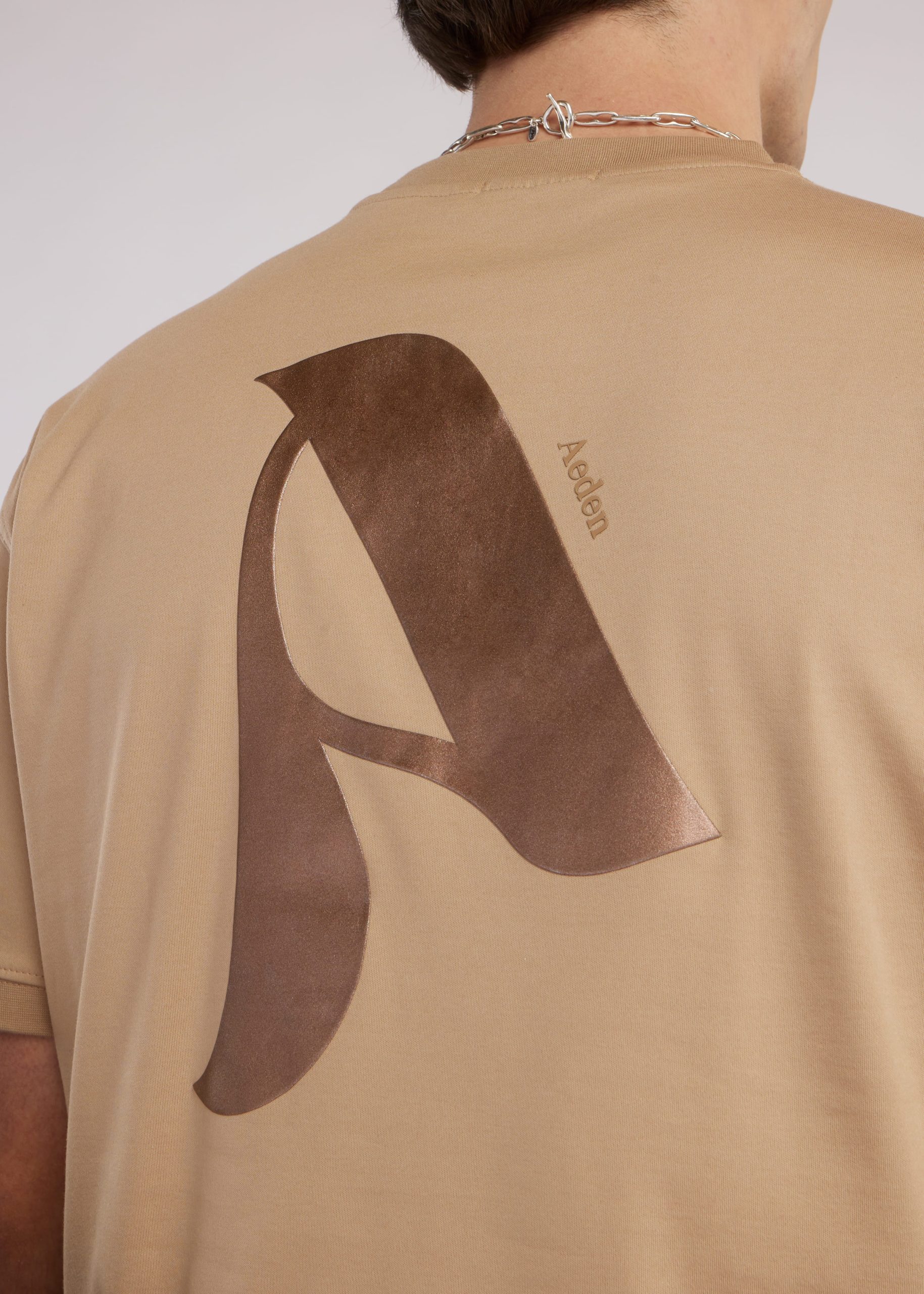 Aeden Lorenzo Tee Oversized T-Shirt Sand.