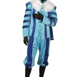 Pietenpak Cadiz Kobaltblauw-Turquoise met cape