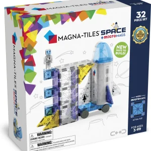 Magna-Tiles  Space 32-Piece Set – Bouw je eigen ruimteavontuur!