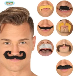 6 Zelfklevende Snorren Assorti