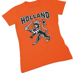 Holland Oranje damesshirt met Leeuw