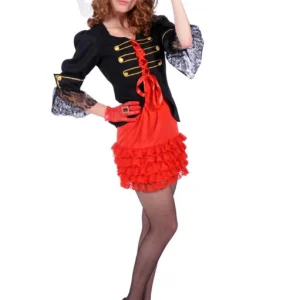 Piratenbruidje rood-zwart