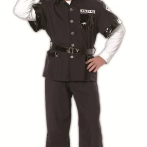 Politiepak heer met pet OP=OP