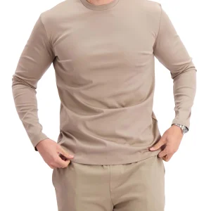 T-shirt Longsleeve Taupe