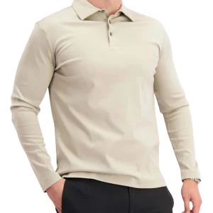Polo Long Sleeve Beige