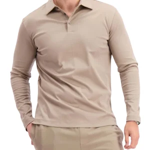 Polo Long Sleeve Taupe