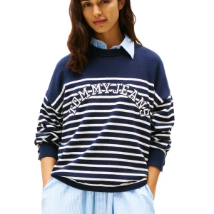 Stripe Varsity Sweater