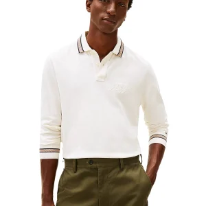 Chest Embro Longsleeve Polo