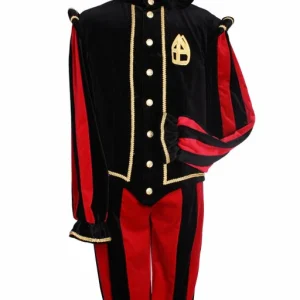 Pietenpak Menorca Luxe Zwart-Rood