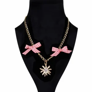 Dirndl Ketting Edelweiss Goud