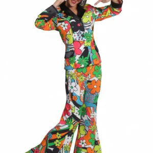 Kostuum Flower Power Dames