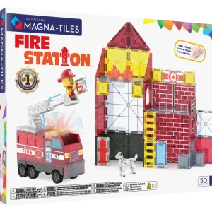 Magna-Tiles - Fire Station 50-Piece Set