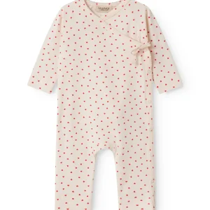MarMar Copenhagen - Rula Modal Sweat Romper Happy Hearts