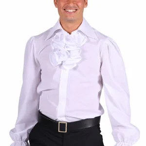 Herenblouse luxe met jabot