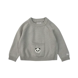 Donsje Amsterdam - Loeke Sweater | Panda | Silver Grey