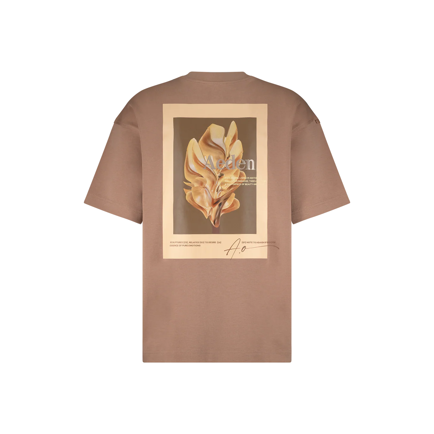 Aeden Morph Tee Oversized T-Shirt Mocca.