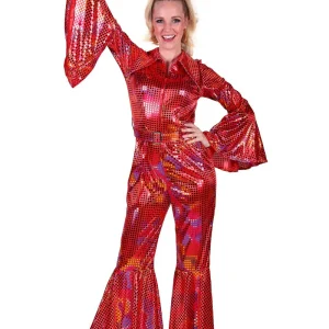 Disco Catsuit Rood