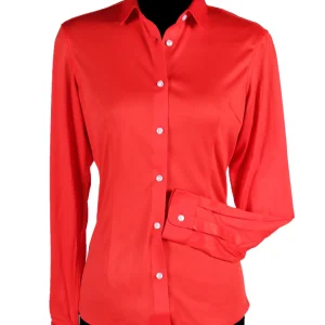 Rode Damesblouse Basic