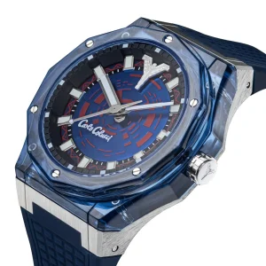 CARLO COLUCCI HORLOGE BLAUW