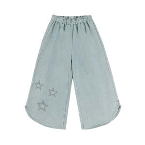 Donsje Amsterdam - Hauke Denim Trousers | Stars | Ice Blue