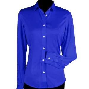 Blauwe Damesblouse Basic