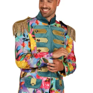 Heren Carnavalsjas Colour King Flower