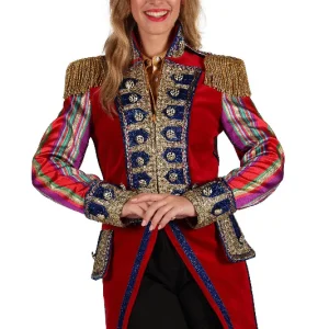 Damesjas Velvet Sensation Luxe Rood