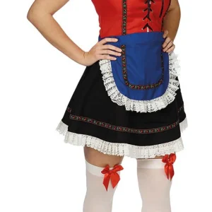 Tiroler Jurkje Rood-Zwart- BLauw