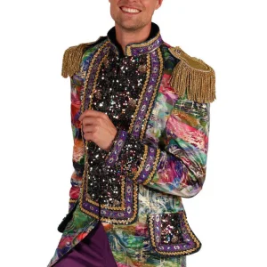 Jas heer Carnevale Fiësta Purple Paint