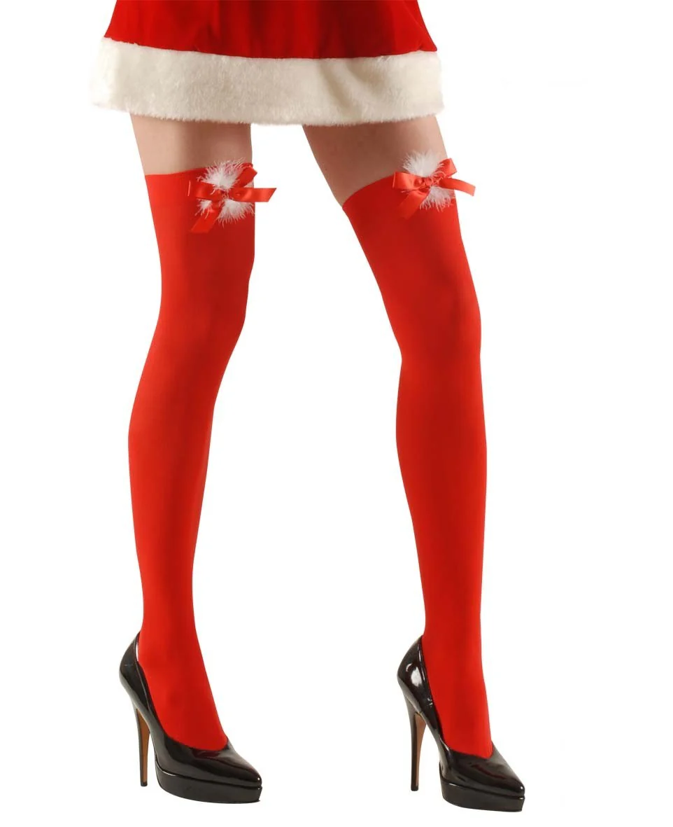 Hoge kousen miss Santa - Afbeelding 2