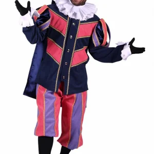 Pietenpak Pamplona Rib Blauw-Paars-Roze