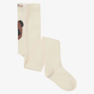 Minymo Offwhite katoenen Maillot - met hond print