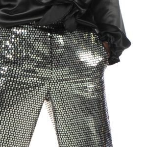 Broek pailletten zilver / goud