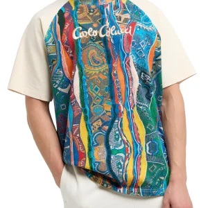CARLO COLUCCI RETRO-VIBES T-SHIRT KLEURRIJK