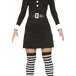 Thursday Halloween Jurk Black Doll