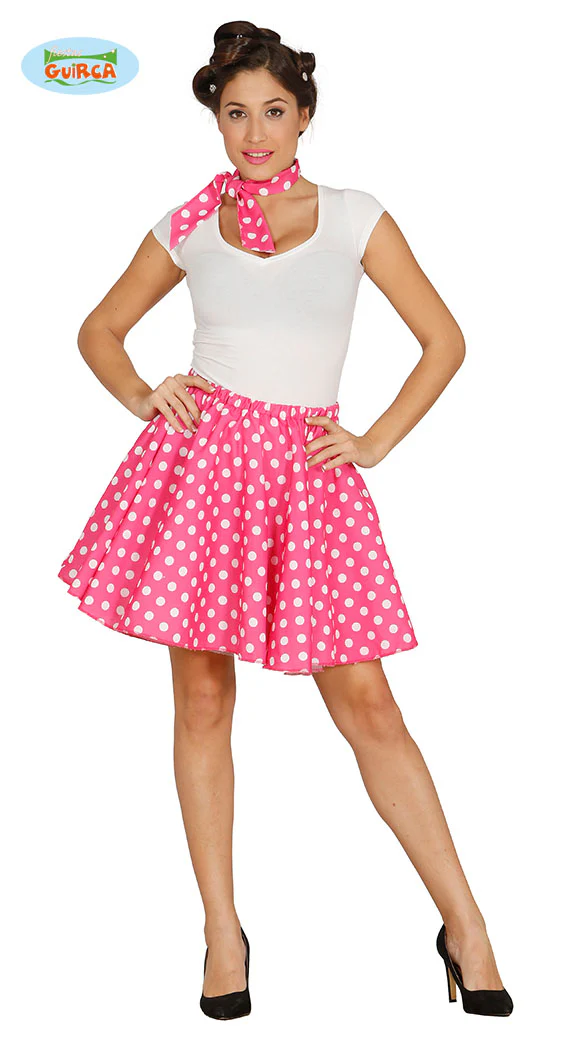 Rock and Roll Girl met Petticoat Roze - Afbeelding 2