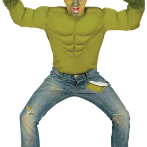 Groen Spierenshirt Hulkpak