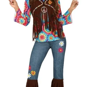 Hippiekostuum met Broek en Haarband