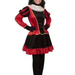 Pieten Jurk Pieternella Rood-Zwart