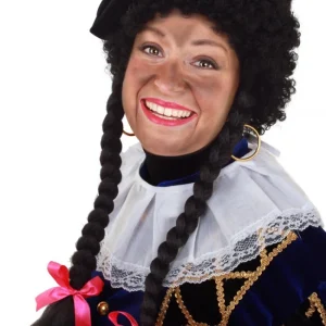 Meisjes Pietpruik met Vlechtjes