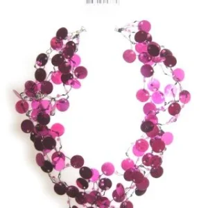 Pailletten Halsketting Pink